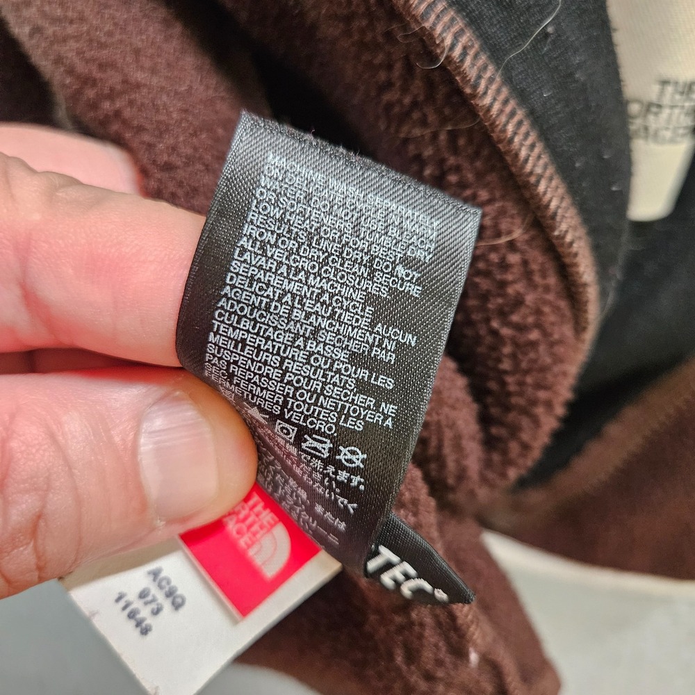 The North‎ Face Fleece Sweater Jacket Girl XL Full Zip Brown - Picture 8 of 13